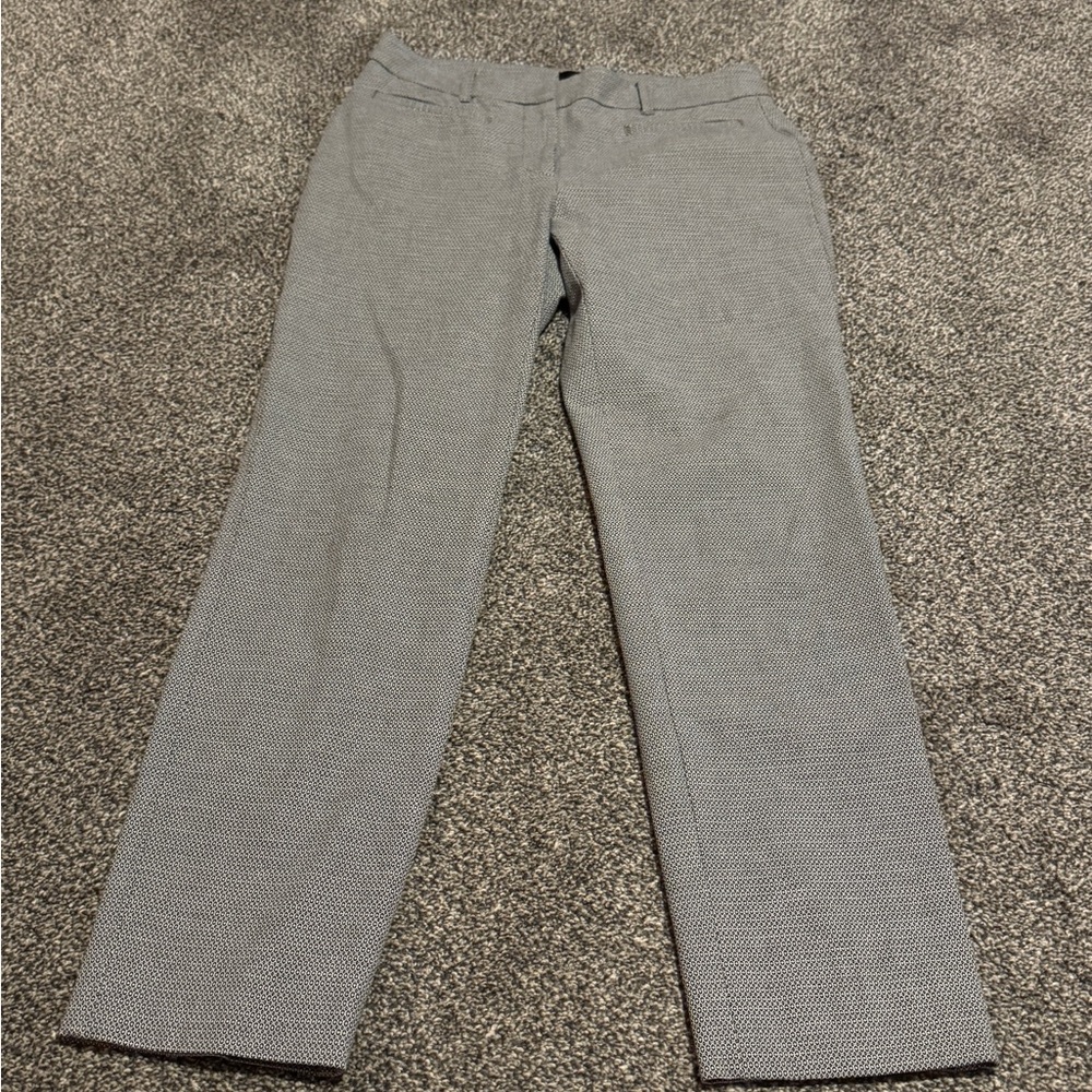 White House Black Market Geometric Gray The Slim Ankle